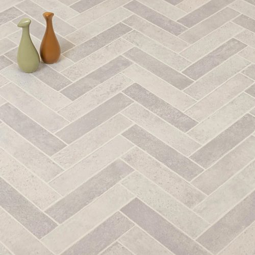 tekercses vinyl padló, PVC -  világosbarna csempe mintás Bern 295 3 m