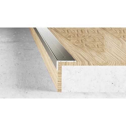 Aluminium 40x20mm-es szögprofil - A33 - ezüst - vágott