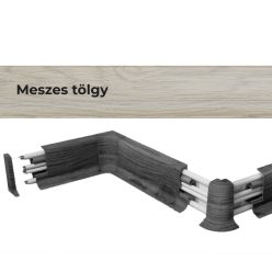   1589 Meszes tölgy színű elemek 10556 PVC padlószegélyhez (2db/csomag)