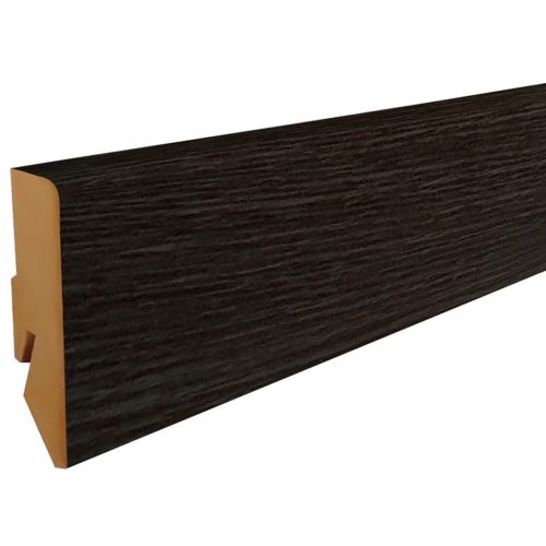 MDF padlószegély M61 profil 6cm-es 2600x40mm - 657 wenge