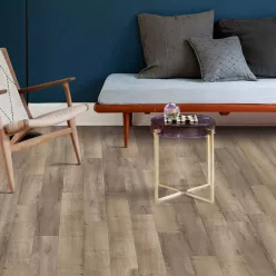 tekercses vinyl padló, PVC -  barna fa mintás Linz 095 4 m