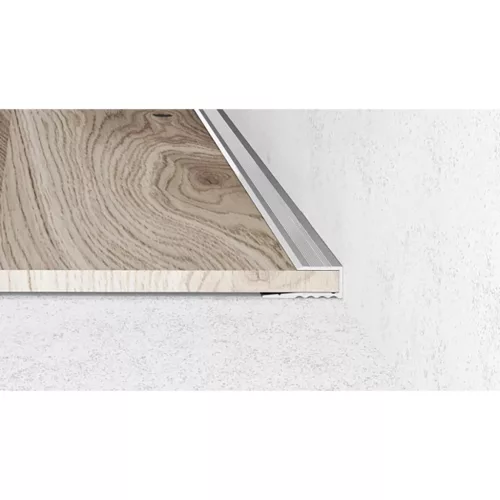Aluminium 16mm-es végzáró profil - A63 - bronz - vágott