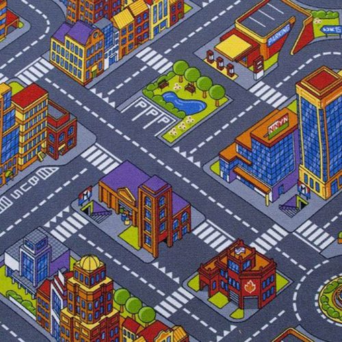Big City padlószőnyeg 97 szürke 4 m