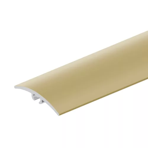 Aluminium 32 mm-es íves burkolatváltó profil - 50903 - arany - 0,9m - csavaros