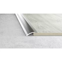   Aluminium 41 mm-es magasságkiegyenlítő profil - 83002 - ezüst - 3m - öntapadós