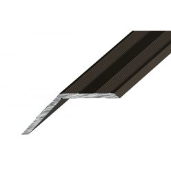   Aluminium 37mm-es magasságkiegyenlítő profil - A39T - bronz - vágott