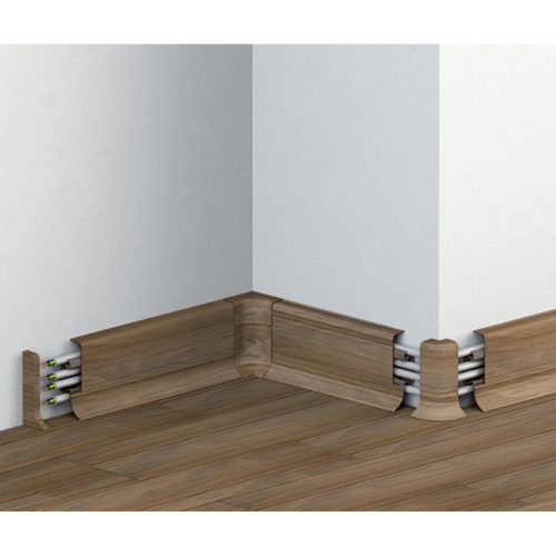 PVC padlószegély 50 mm-es 10556 - 3131 Olajfa - 2,5m