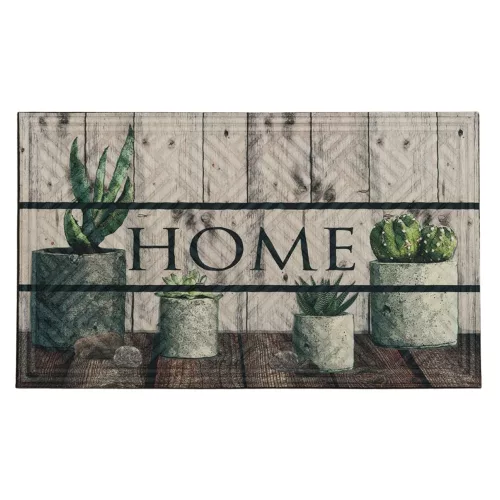 Eco Trend lábtörlő Lima Mat Shucculents - 45 x 75 cm