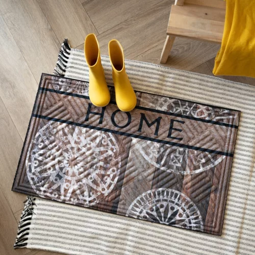 Eco Trend lábtörlő Lima Mat Wood & Medallion/Home - 45 x 75 cm