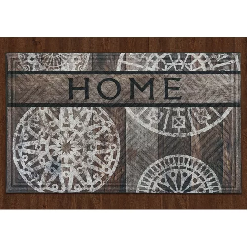 Eco Trend lábtörlő Lima Mat Wood & Medallion/Home - 45 x 75 cm