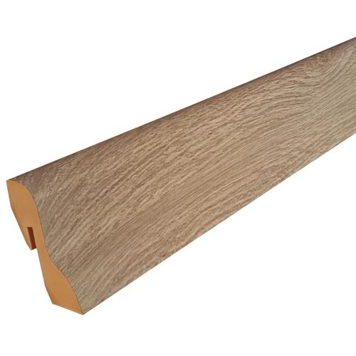 MDF padlószegély D profil 4cm-es 2600x40mm - 074 country tölgy