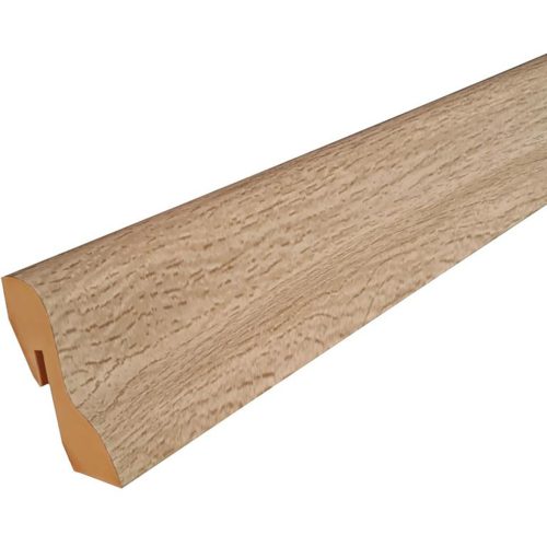 MDF padlószegély D profil 4cm-es 2600x40mm - 519 hamvas tölgy