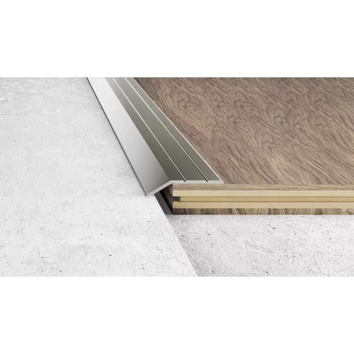 Aluminium 39mm-es végzáró profil - A11T - ezüst - vágott