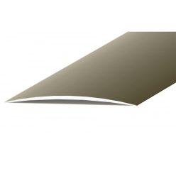   Aluminium 100mm-es íves burkolatváltó profil - A72T - pezsgő - vágott