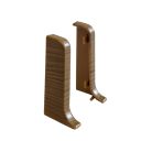 Végzáró elem 10556 PVC padlószegélyhez 22993 2db/csomag - 3131 Olajfa