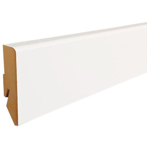 MDF padlószegély M61 profil 6cm-es 2600x40mm - 924 fehér