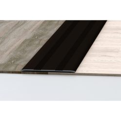   Aluminium 35 mm-es lapos burkolatváltó profil - 12706 - bronz - 2,7m - öntapadós