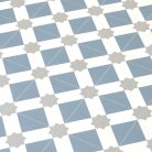 tekercses vinyl padló, PVC -  szürkésbarna csempe mintás Linz 375 4 m