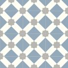 tekercses vinyl padló, PVC -  szürkésbarna csempe mintás Linz 375 4 m