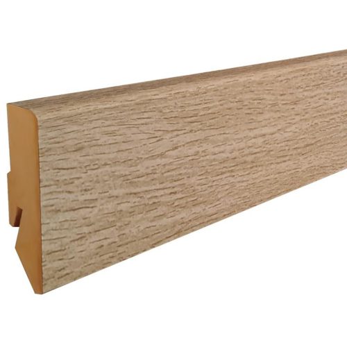 MDF padlószegély M61 profil 6cm-es 2600x40mm - 519 hamvas tölgy