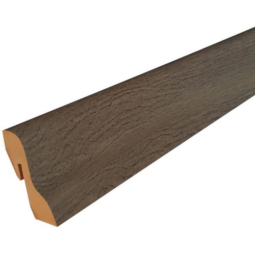 MDF padlószegély D profil 4cm-es 2600x40mm - 535 barna tölgy