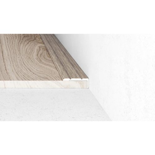 Aluminium 25x10mm-es szögprofil - A31T - bronz - vágott