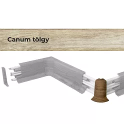   Külső sarokelem 10556 PVC padlószegélyhez 22991 2db/csomag - 0553 Canum tölgy