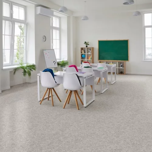 tekercses vinyl padló, PVC -  szürke szórt kő mintás Viro 599 4 m