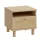 Sparrow éjjeliszekrény - CXSK011-M696 - elegancia tölgy/természetes rattan