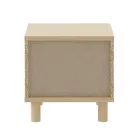 Sparrow éjjeliszekrény - CXSK011-M696 - elegancia tölgy/természetes rattan