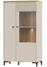 Gigabit (BITV521R-M846) álló vitrin - mauvella tölgy, homok