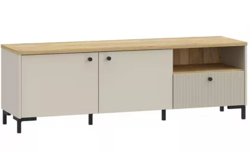 Gigabit (BITT121L-M846) tv-állvány - mauvella tölgy, homok