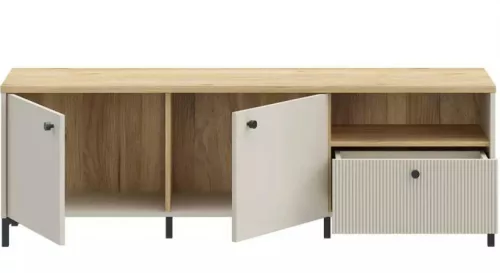 Gigabit (BITT121L-M846) tv-állvány - mauvella tölgy, homok