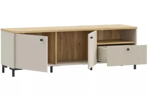 Gigabit (BITT121L-M846) tv-állvány - mauvella tölgy, homok