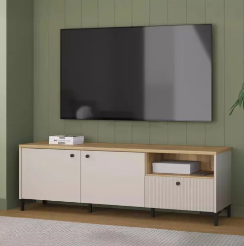 Gigabit (BITT121L-M846) tv-állvány - mauvella tölgy, homok