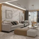 Falpanel, márvány mintával, PVC, 240x120 cm - Katakin