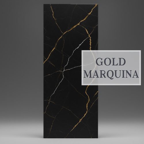 Falpanel, márvány mintával, PVC, 280x120 cm - Gold Marquina
