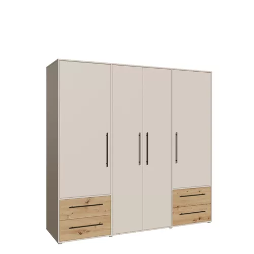 Hokka (MKSS841-M946) gardróbszekrény - homok, artisan tölgy