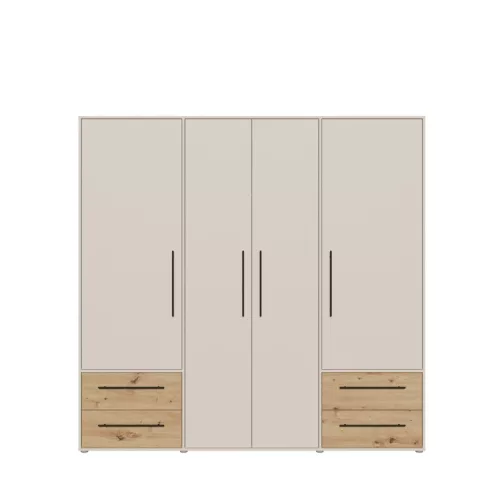 Hokka (MKSS841-M946) gardróbszekrény - homok, artisan tölgy