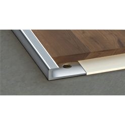   Aluminium 5 mm-es magasságkiegyenlítő profil - 32502 - ezüst - 2,5m - csavaros