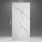 Falpanel, márvány mintával, PVC, 240x120 cm - Carla White