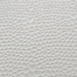 Falpanel, dombornyomott, PVC, 240x120 cm - White Beige