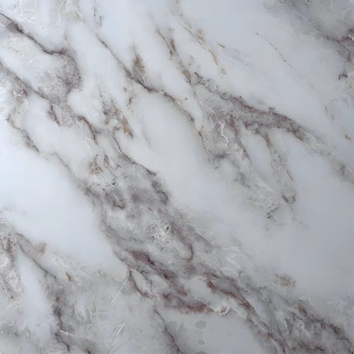 Falpanel, márvány mintával, PVC, 240x120 cm - White Jade in Beige