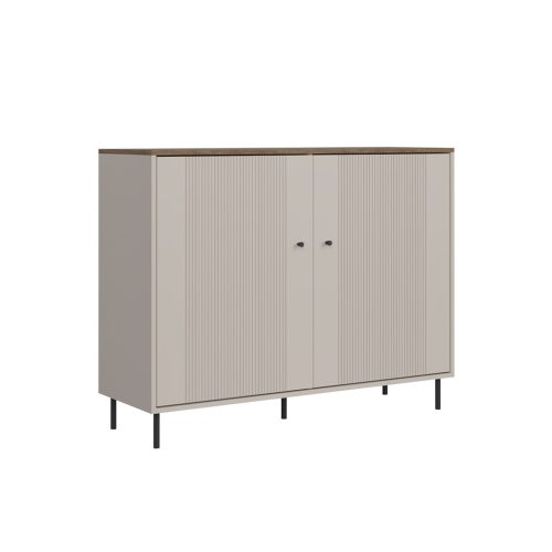 Cappuccino KOM2D komód - kasmír/antico tölgy