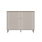 Cappuccino KOM2D komód - kasmír/antico tölgy