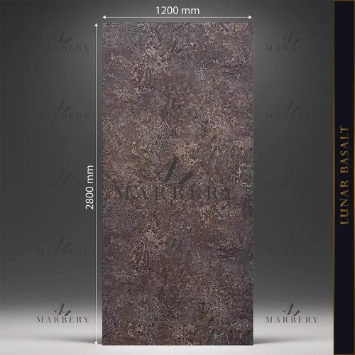 Falpanel, rusztikus, bambuszrost, 280x122 cm - Lunar Basalt