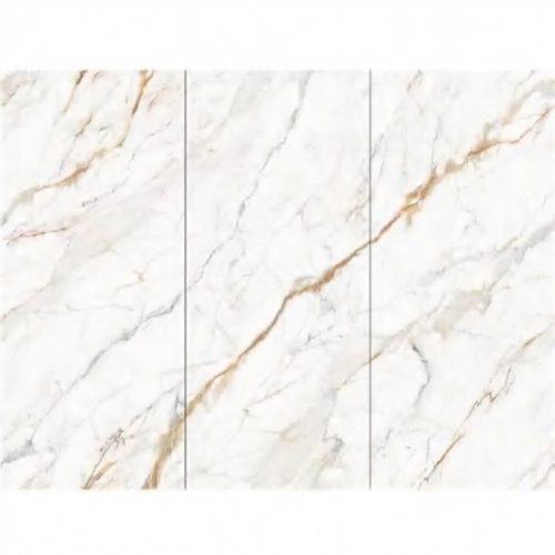 Falpanel, márvány mintával, végteleníthető, bambuszrost, 280x122 cm - Calacatta Sand