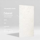 Flexible stone, mészkő hatású, 120x60 cm, Travertino - White