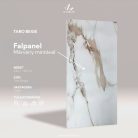 Falpanel, márvány mintával, PVC, 240x120 cm - Taro Beige