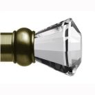 Vidella Marapi arany 25 mm-es karnis végzáró 2db/cs